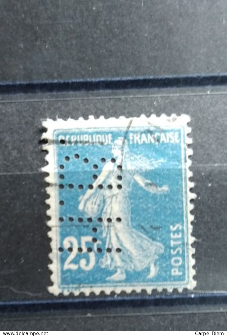 FRANCE TIMBRE  HB 6 INDICE 6 SUR 140 PERFORE PERFORES PERFIN PERFINS PERFORATION PERCE LOCHUNG - Oblitérés