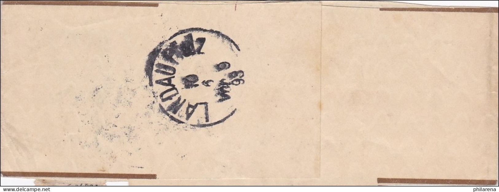 Bayern: 1899: Streifband Von München Nach Landau - Postal  Stationery