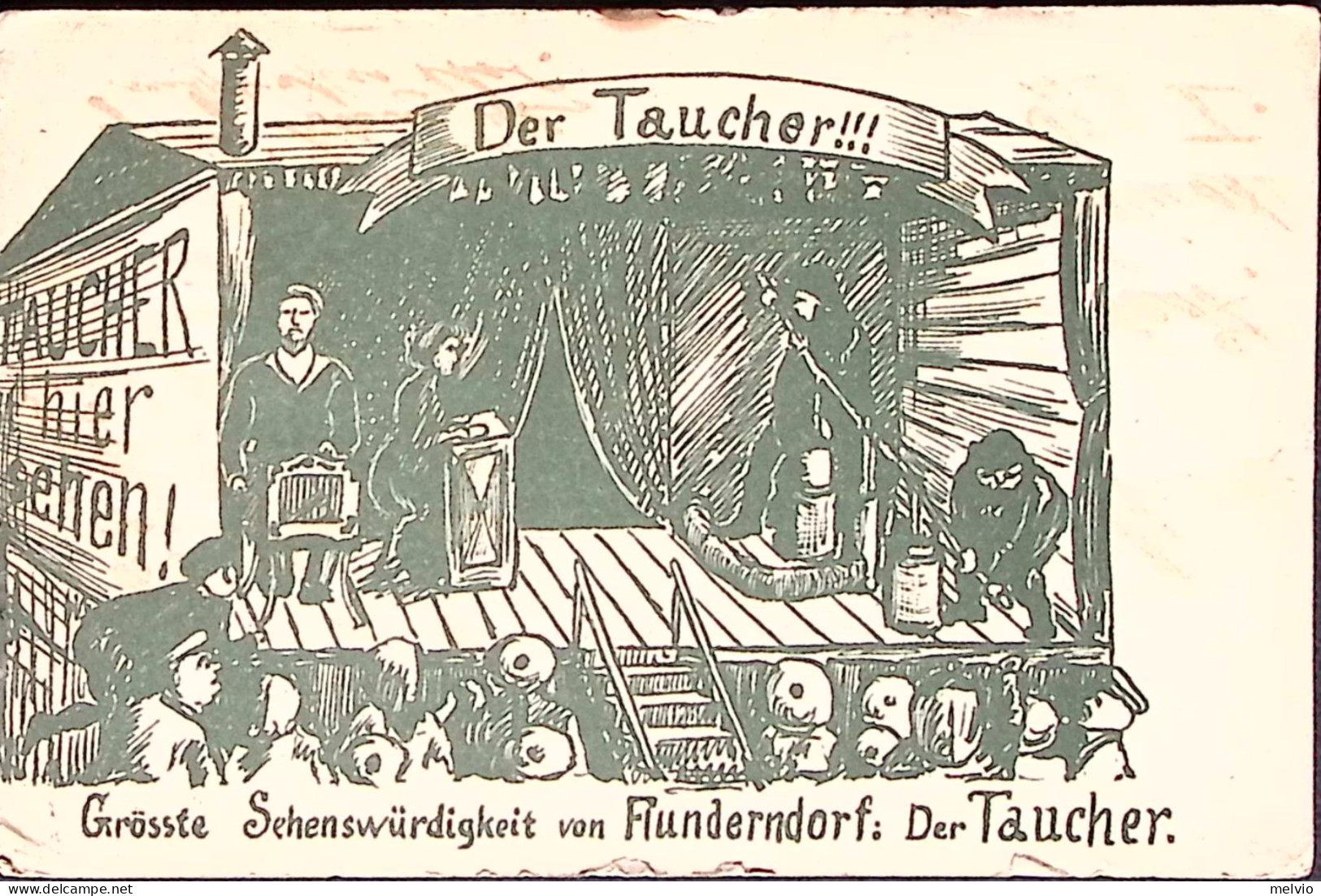 1907-GERMANIA Der Taucher!!Neue Stadtischen Ressource Viaggiata - Autres & Non Classés