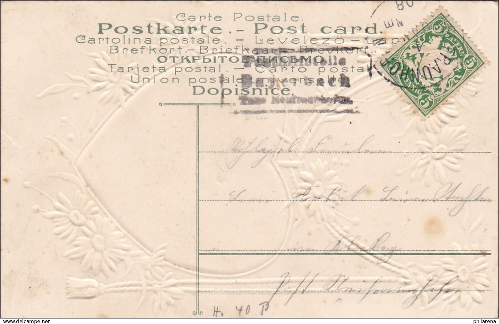 Bayern: Postkarte - Lettres & Documents