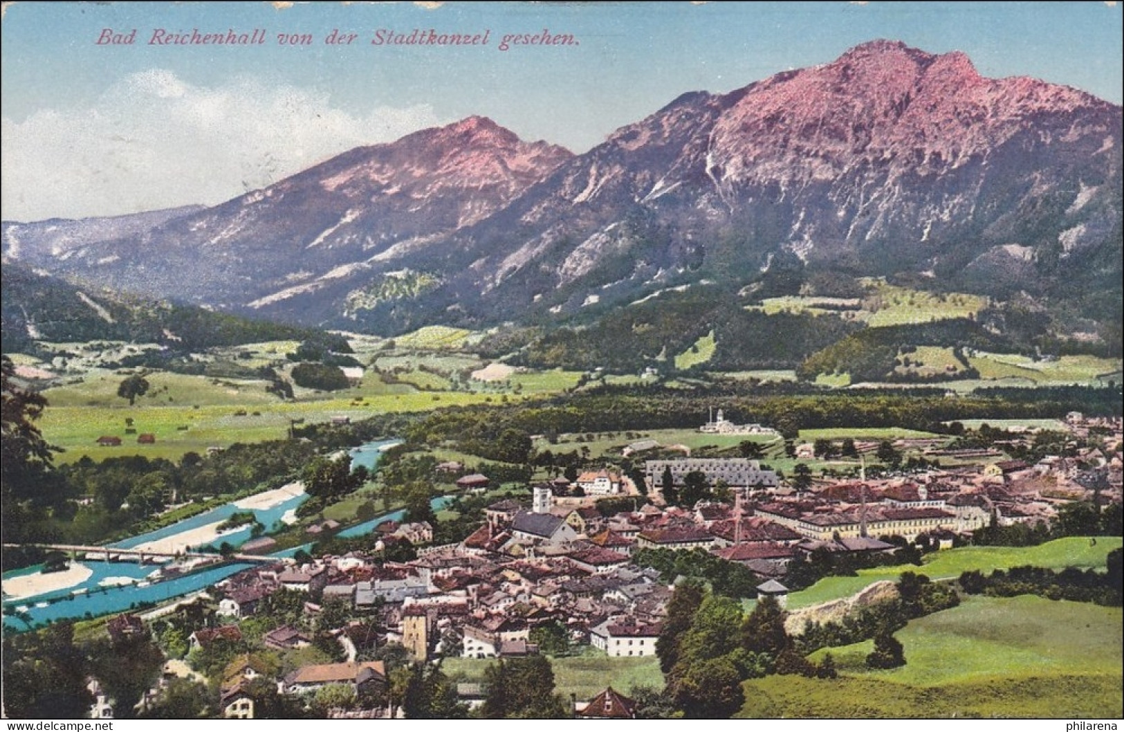 Bayern: Eilboten Postkarte Bad Reichenhall - Lettres & Documents