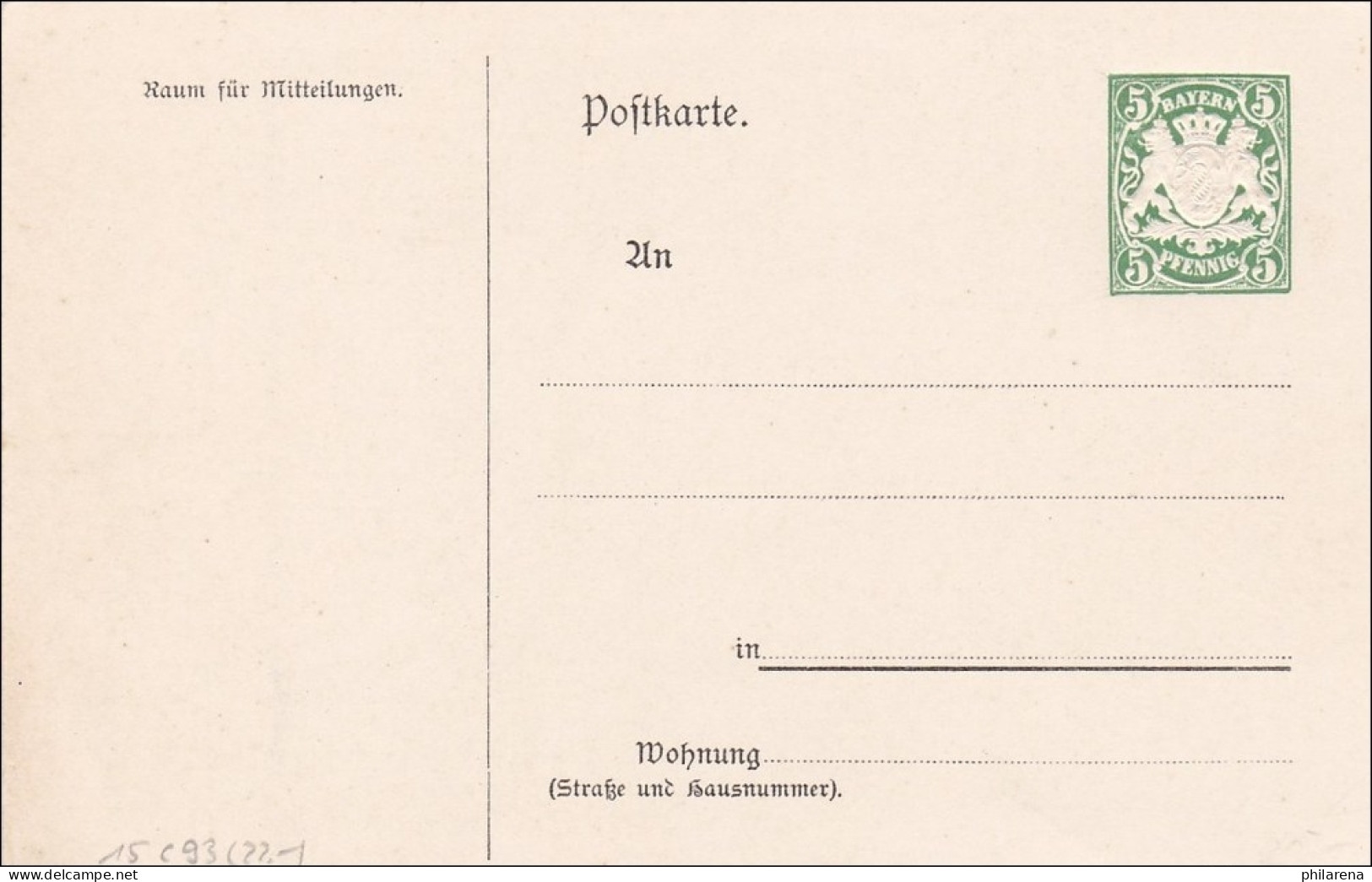 Bayern: Ganzsache Jubiläumsausstellung Nürnberg 1906 - Cartas & Documentos