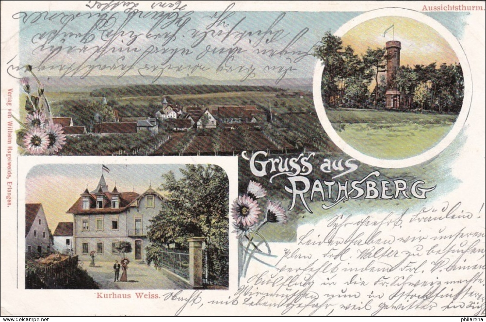 Bayern:  Ansichtskarte:  Gruss Aus Rathsberg - Autres & Non Classés