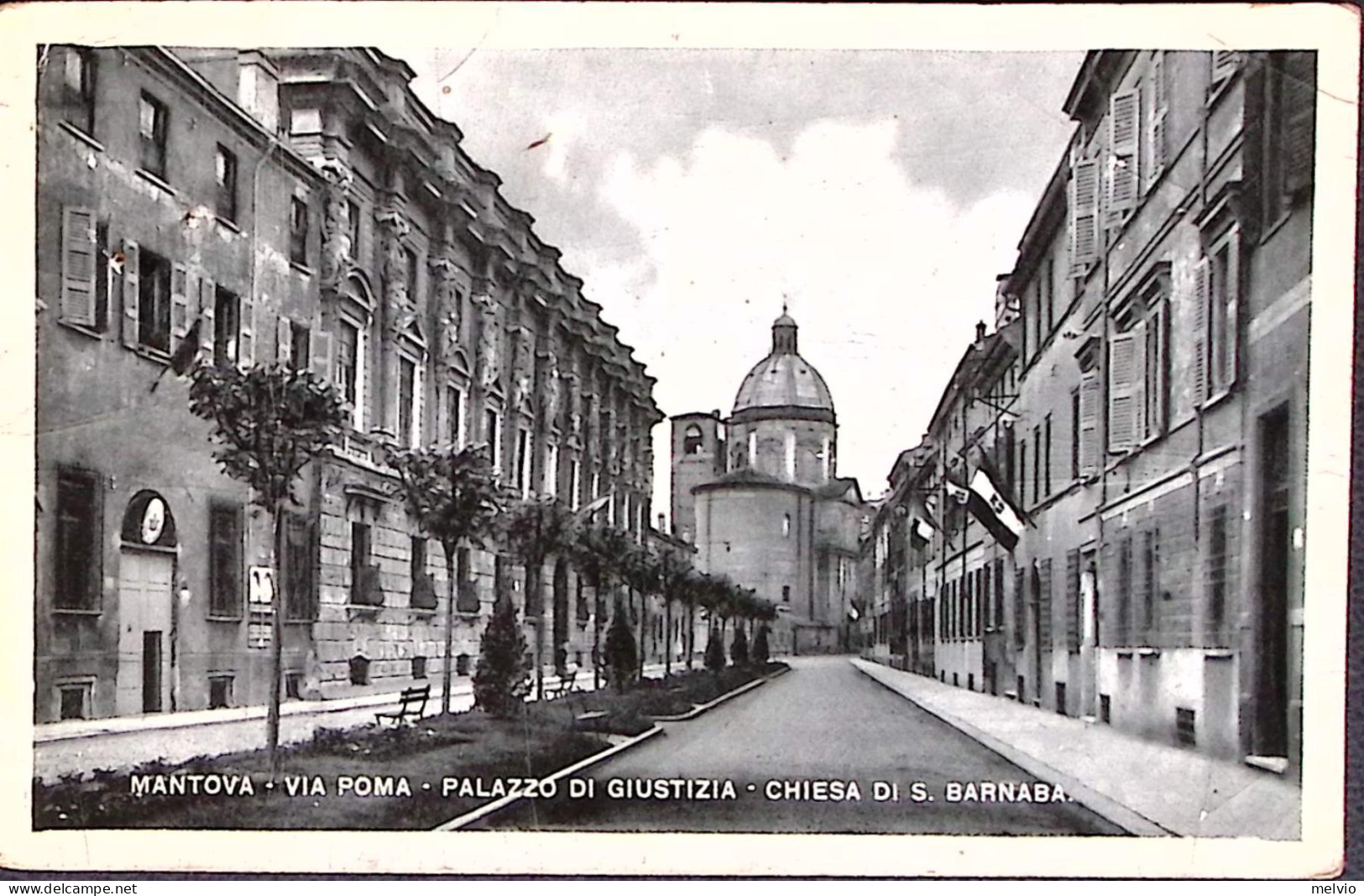 1944-R.S.I. Mantova Via Poma Viaggiata Posta Da Campo N.791 Affrancata Imperiale - Lodi