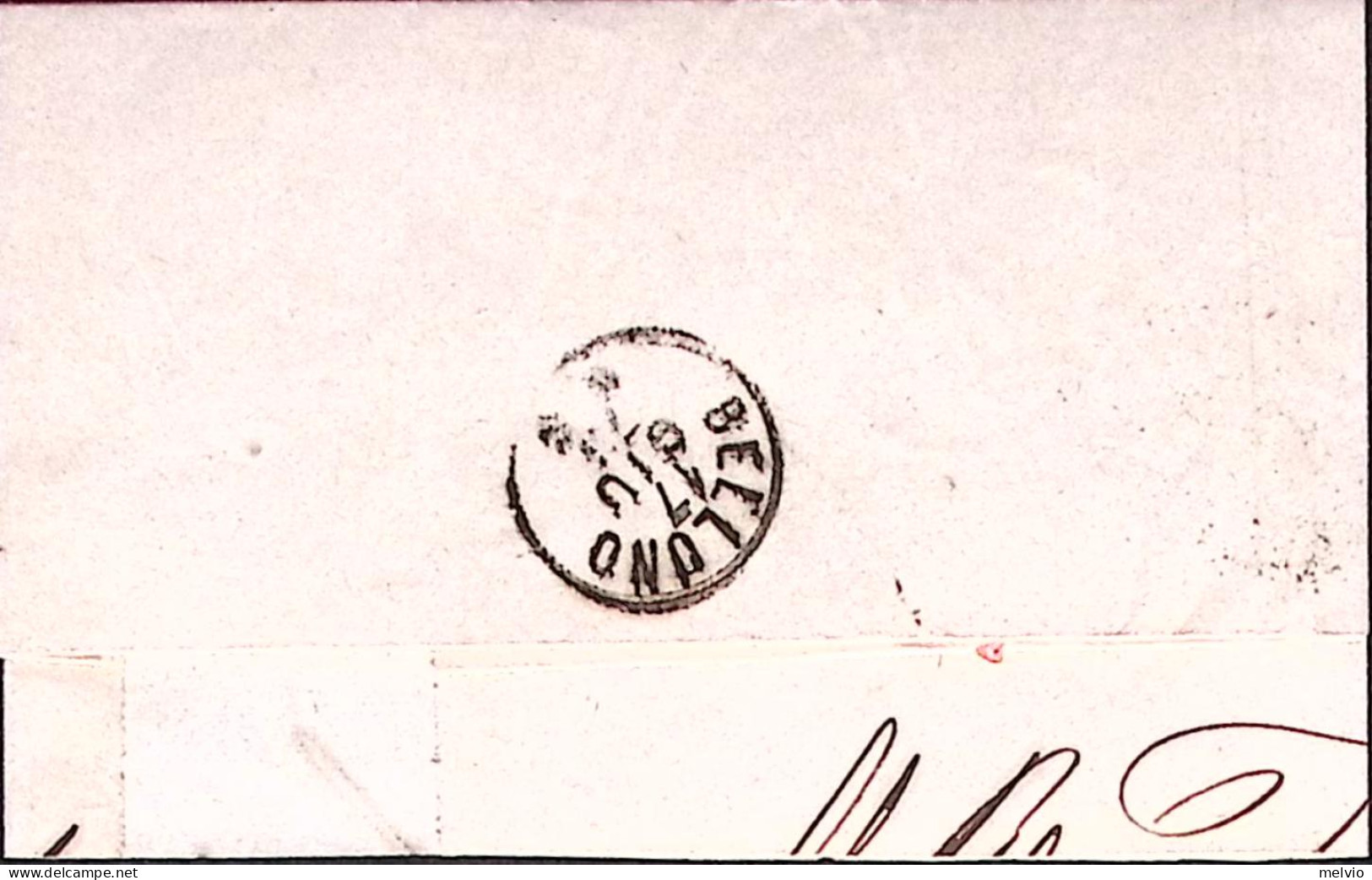 1888-(F=on Piece) PUOS D'ALPAGO C.2+ Punti Su Frammento Affrancato C.10 - Poststempel