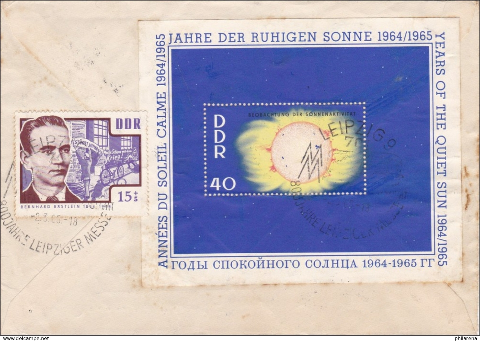 DDR: 1965: Einschreiben Aus Leipzig Nach Argentinien - Covers & Documents