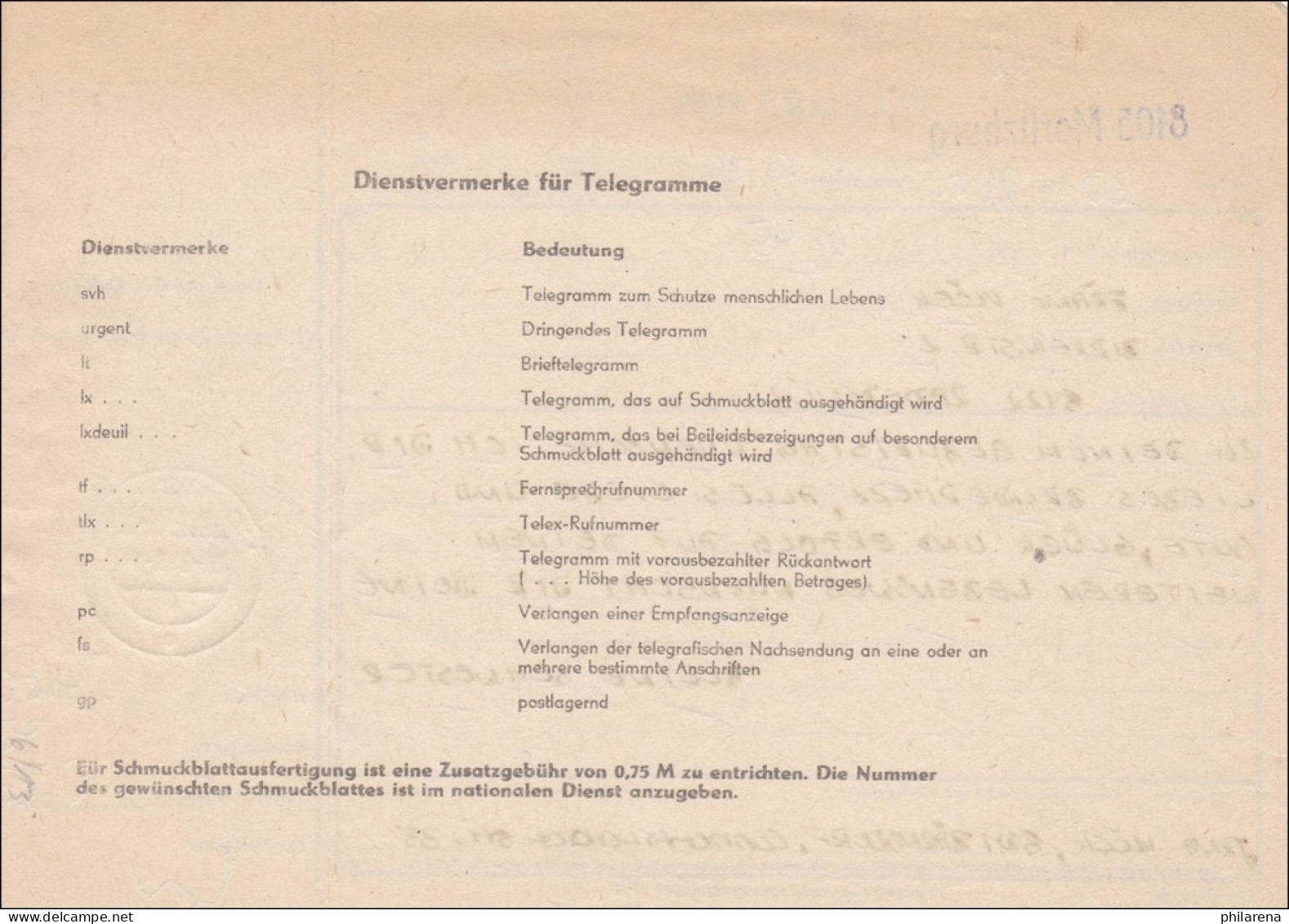 DDR: 1982: TELEGRAMM Von Moritzburg Nach Radebeul - Lettres & Documents