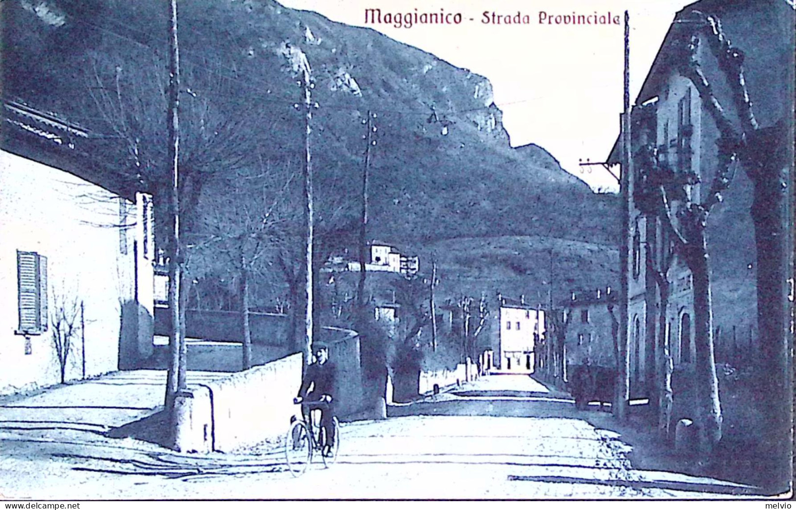 1945-MAGGIANICO Strada Provinciale, Viaggiata (19.6) Affrancata Imperiale S. Fil - Lecco