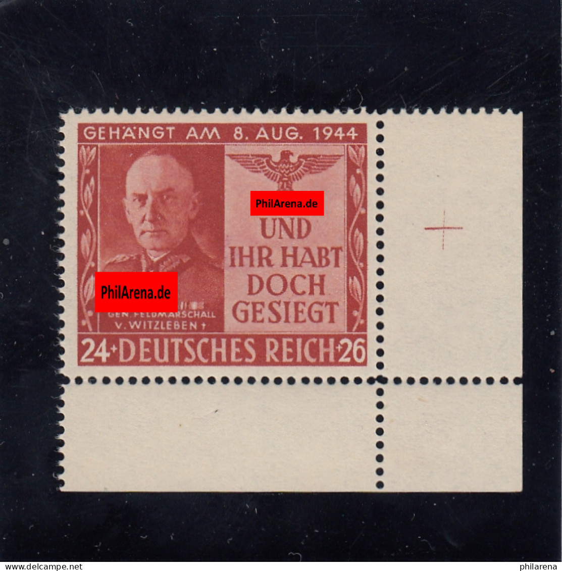 Propagandafälschungen MiNr. 29 **, Bogenecke - War And Propaganda Forgeries