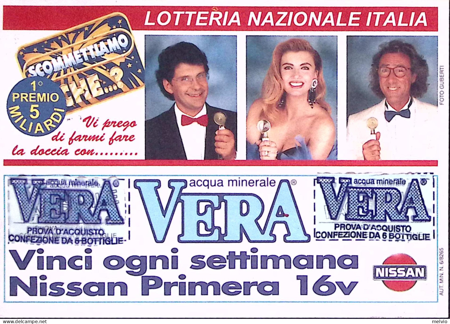1995-PRO ALLUVIONATI Lire 750 + Lire 2250 Su Cartolina Concorso Buggerro (5.12) - 1991-00: Marcophilia