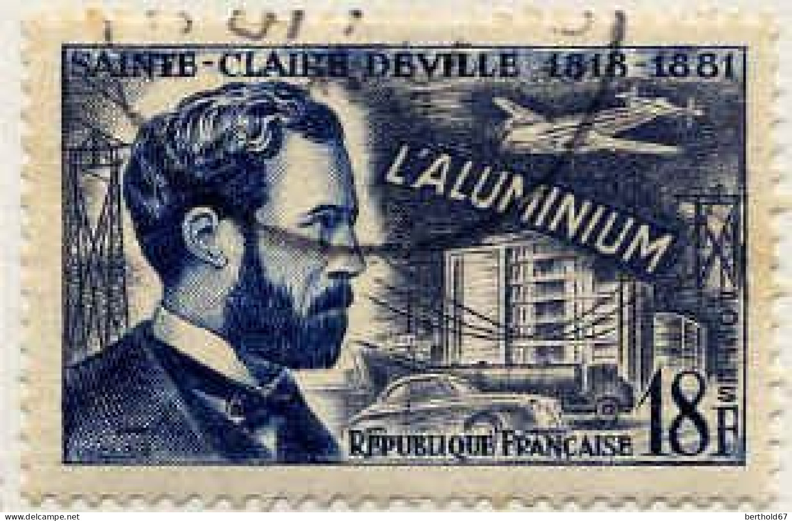 France Poste Obl Yv:1015 Mi:1040 L'aluminium Ste-Claire Deville (Beau Cachet Rond) - Used Stamps