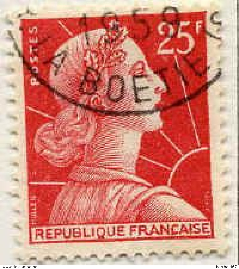 France Poste Obl Yv:1011C Mi:1226 Marianne De Muller (TB Cachet Rond) - Used Stamps