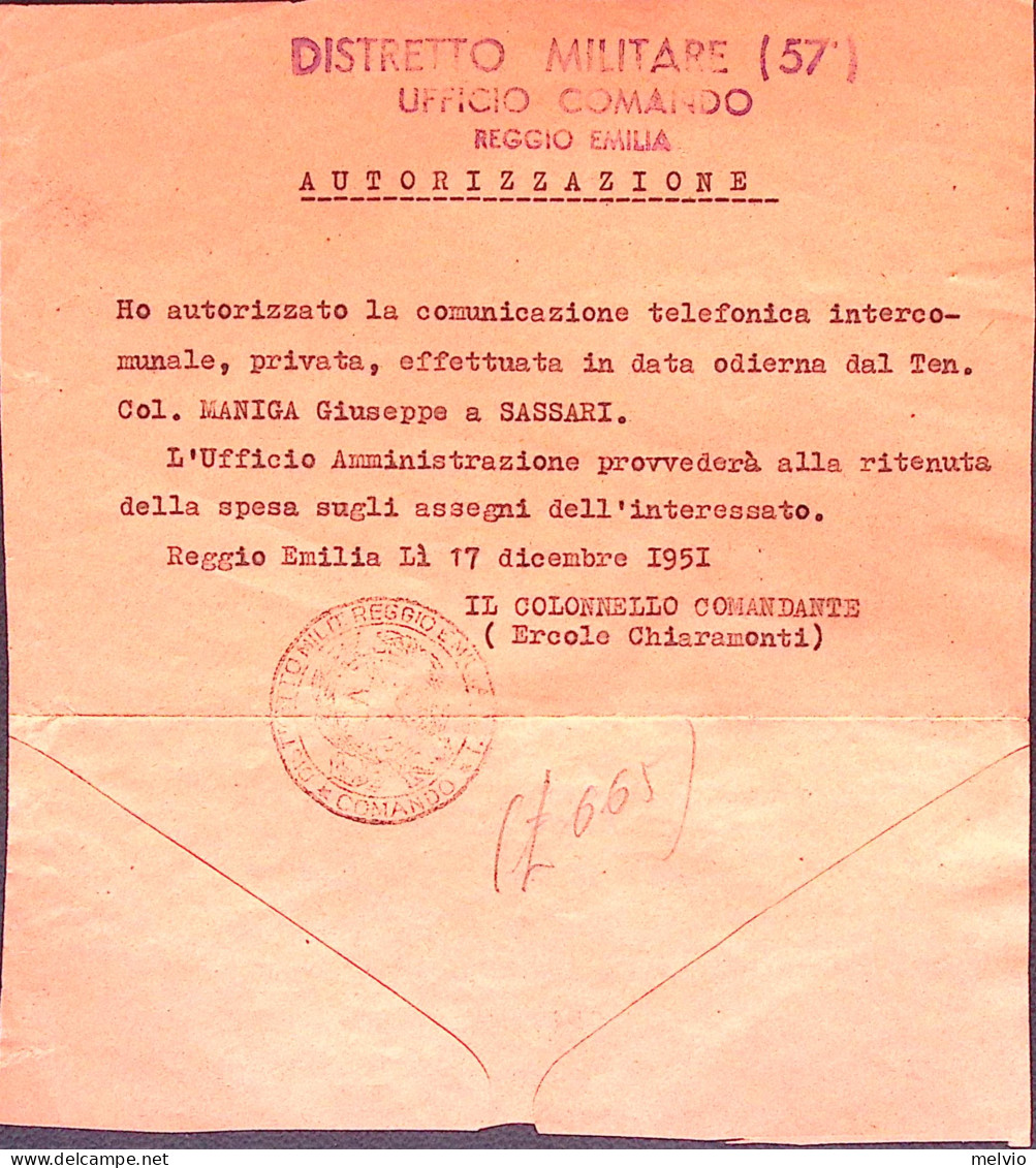 1951-FESTA ALBERI Lire 10+ Italia Lavoro Lire 1 E 2, Su Piego Comunale Castelnov - 1946-60: Marcophilie