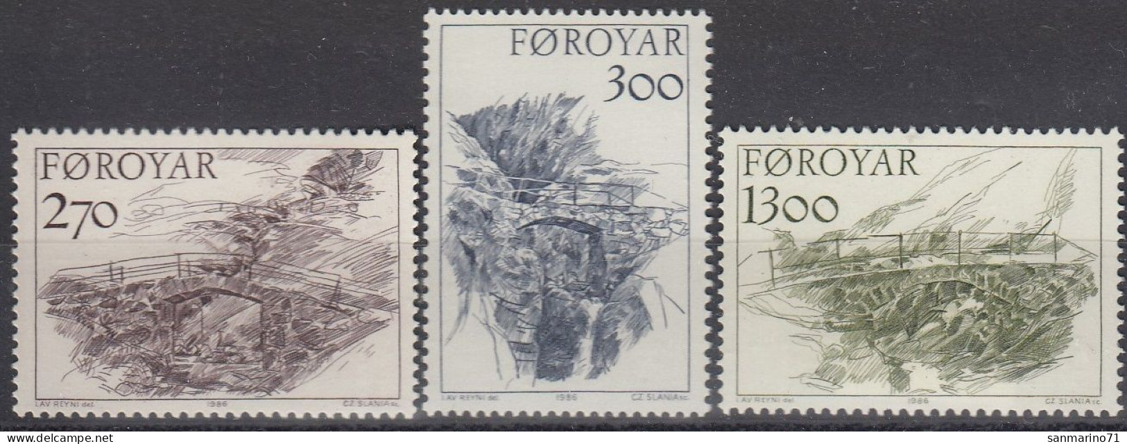 FAROE ISLANDS 142-144,unused (**) - Féroé (Iles)