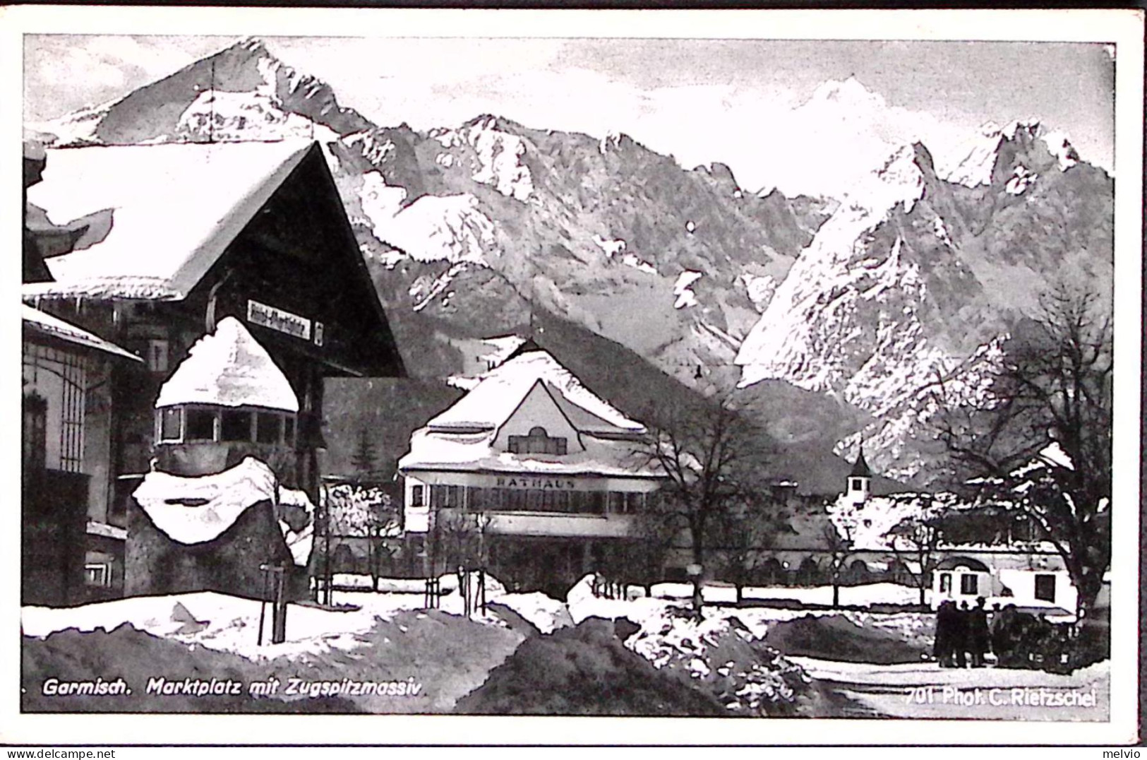 1937-Germania Olimpiadi Invernali Annullo Speciale (23.3) Su Cartolina (Garmisch - Other & Unclassified