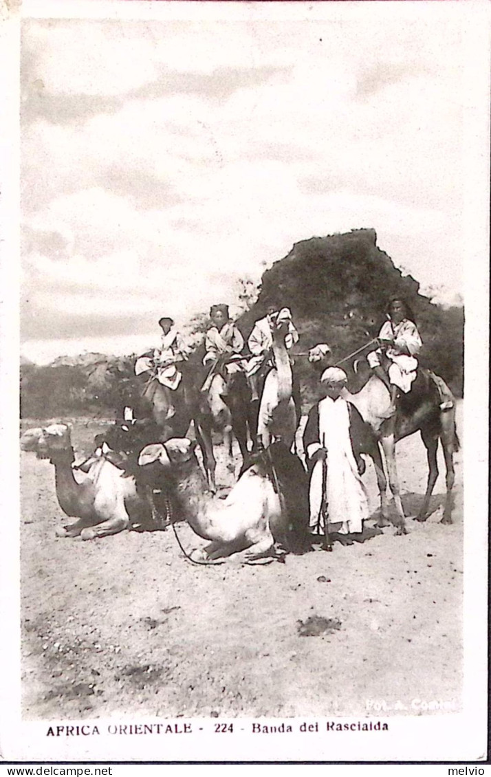 1936-AFRICA ORIENTALE Banda Del Rascialda, Viaggiata Dessiè (14.2) Affrancata Er - Afrique