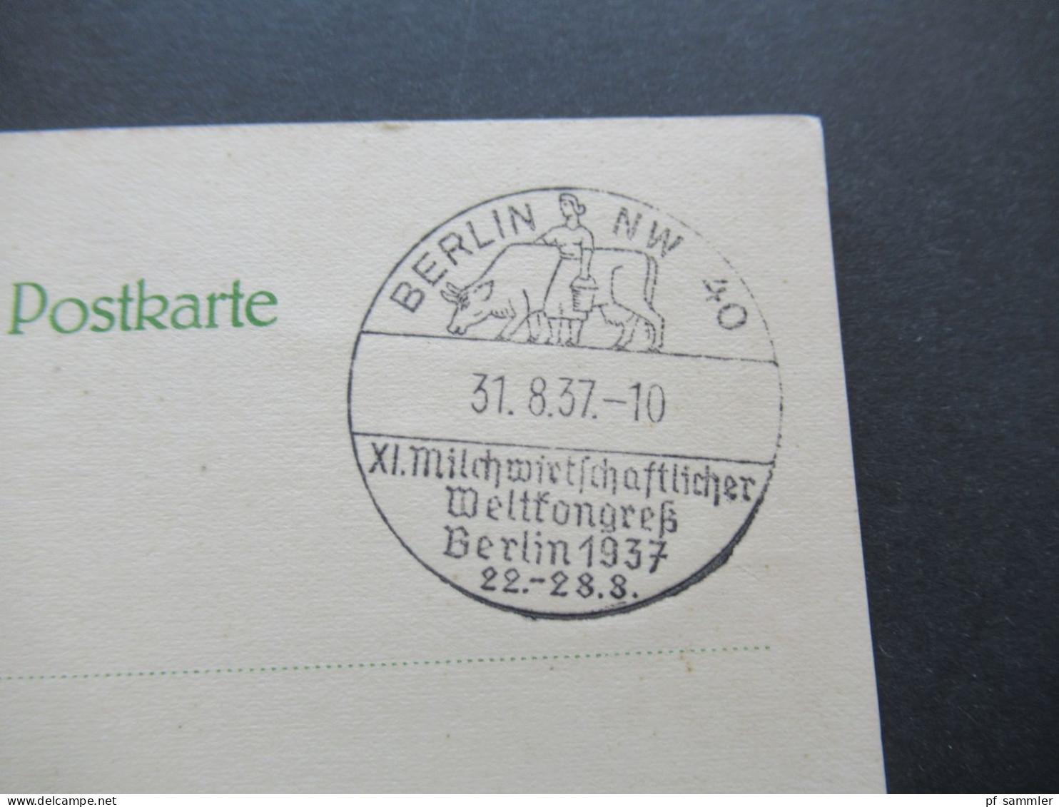 3.Reich 1937 / 1938 Blanko PK Mit Hindenburg Frankatur Insgesamt 50 Stück Verschiedene Sonderstempel! Propaganda Stempel - Lettres & Documents