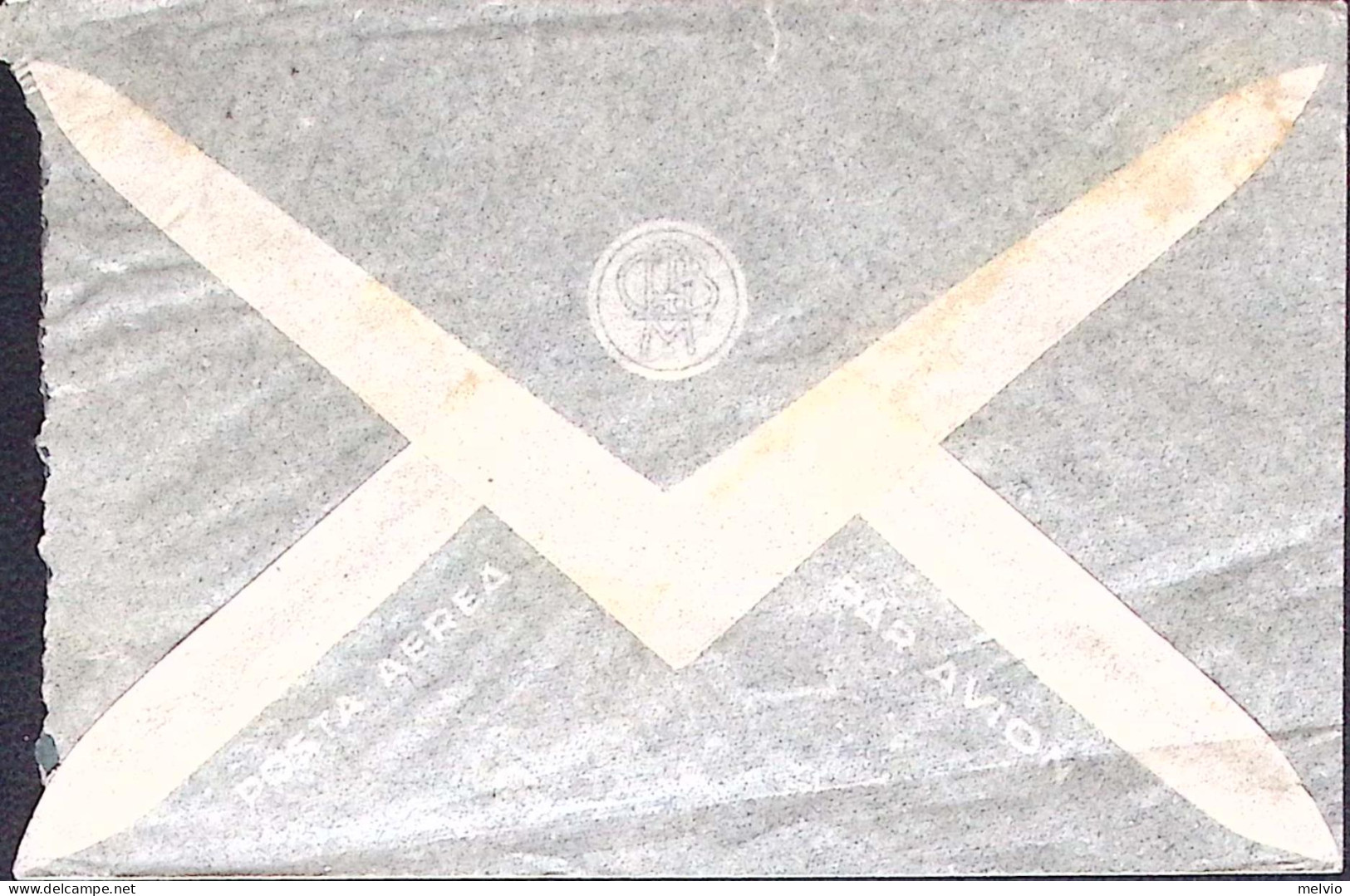 1940-B-02-K15 A.O.I. Destinatario In Codice Su Busta Verona (1.7) Su Posta Aerea - Marcophilia
