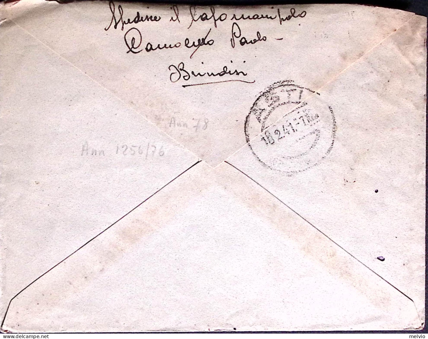1941-Posta Militare/n.167 C.2 (15.2) Su Busta Affrancata Amicizia C.50 - Guerra 1939-45