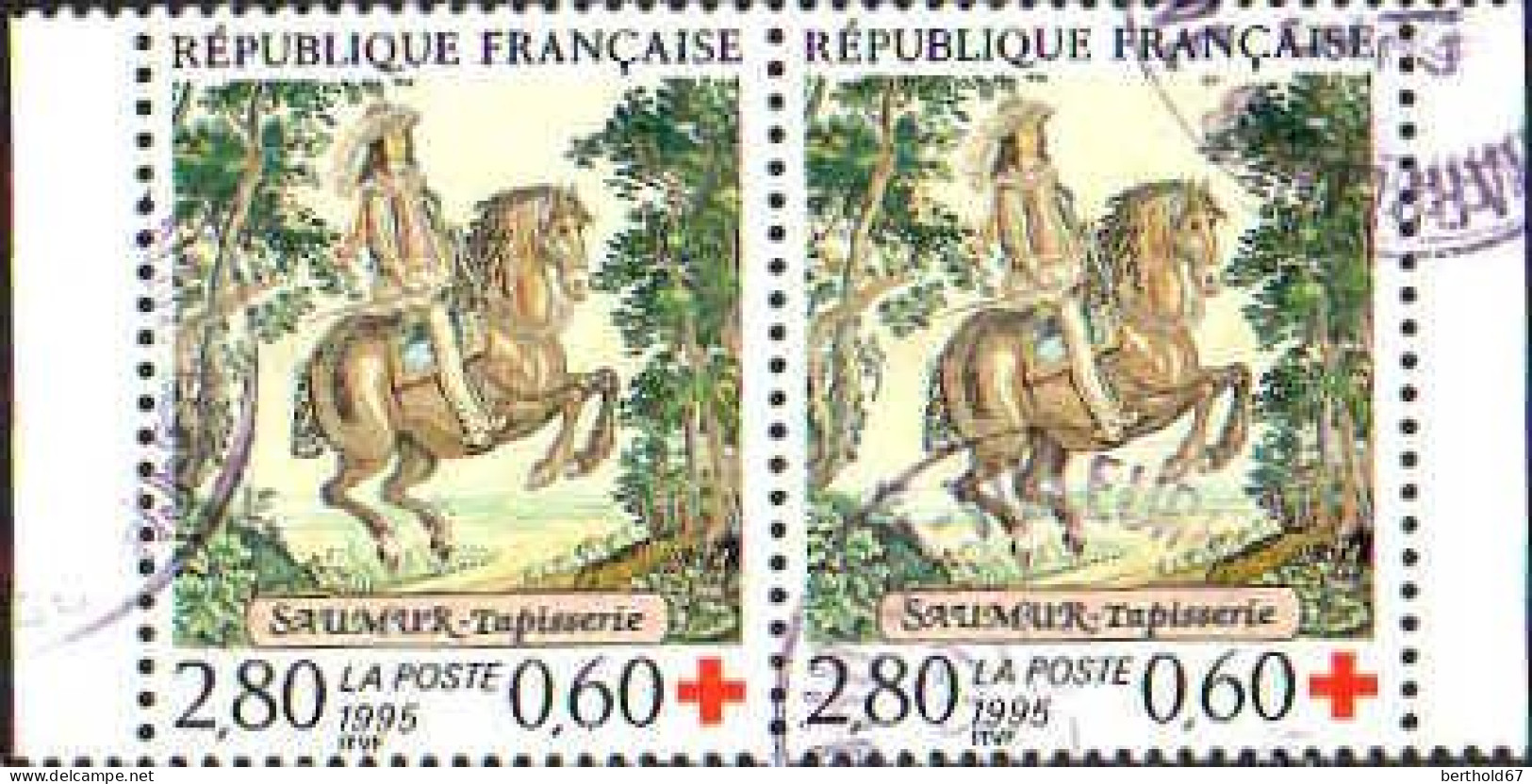 France Poste Obl Yv:2946a Mi: Saumur Tapisserie Louis XIII Paire (Beau Cachet Rond) - Gebraucht