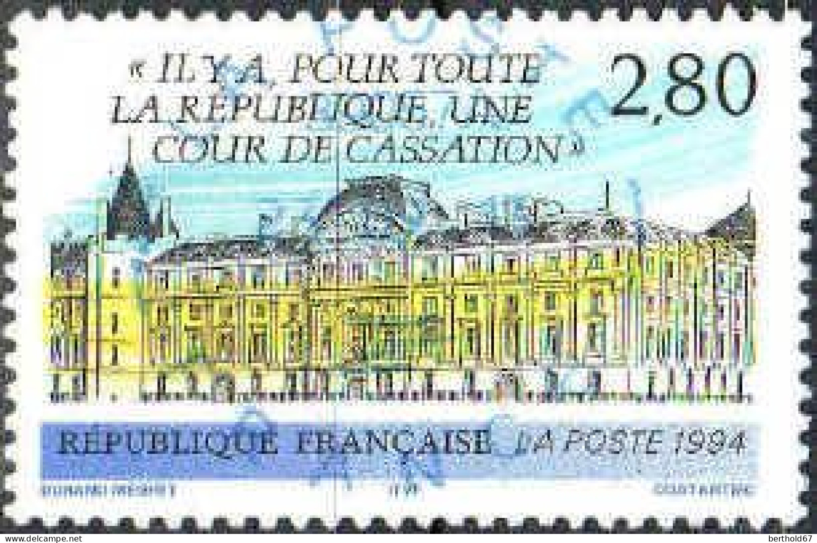 France Poste Obl Yv:2886 Mi:3029 Cour De Cassation (TB Cachet Rond) - Gebraucht