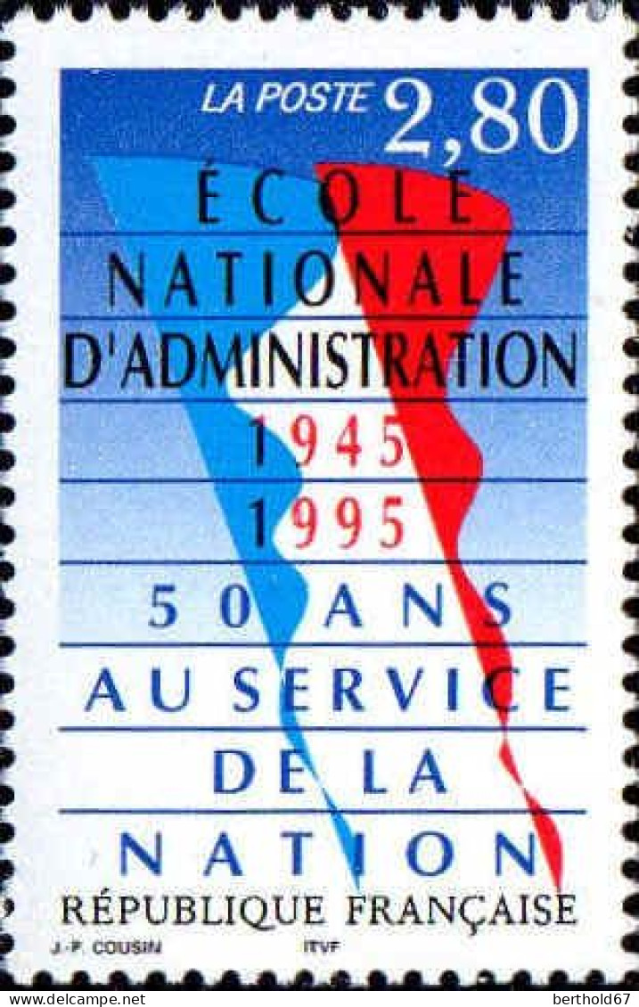 France Poste N** Yv:2971 Mi:3113 Ecole Nationale D'Administration - Unused Stamps