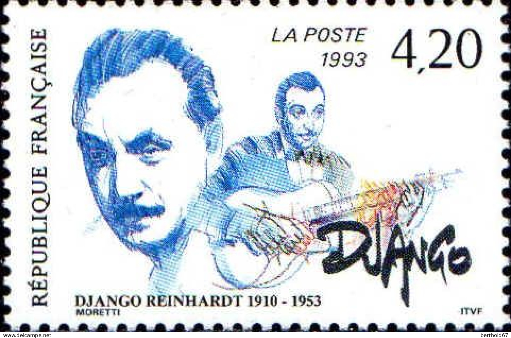 France Poste N** Yv:2810 Mi:2955 Django Reinhardt - Unused Stamps