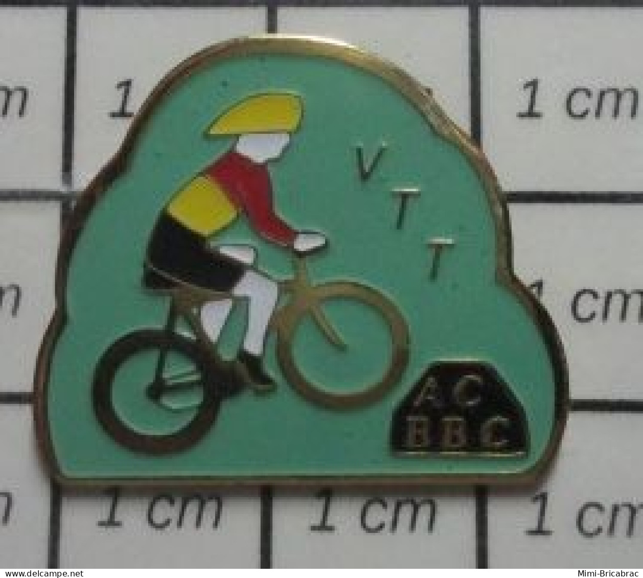 711E Pin's Pins / Beau Et Rare / THEME : SPORTS / CYCLISME VTT ACBBC - Cyclisme