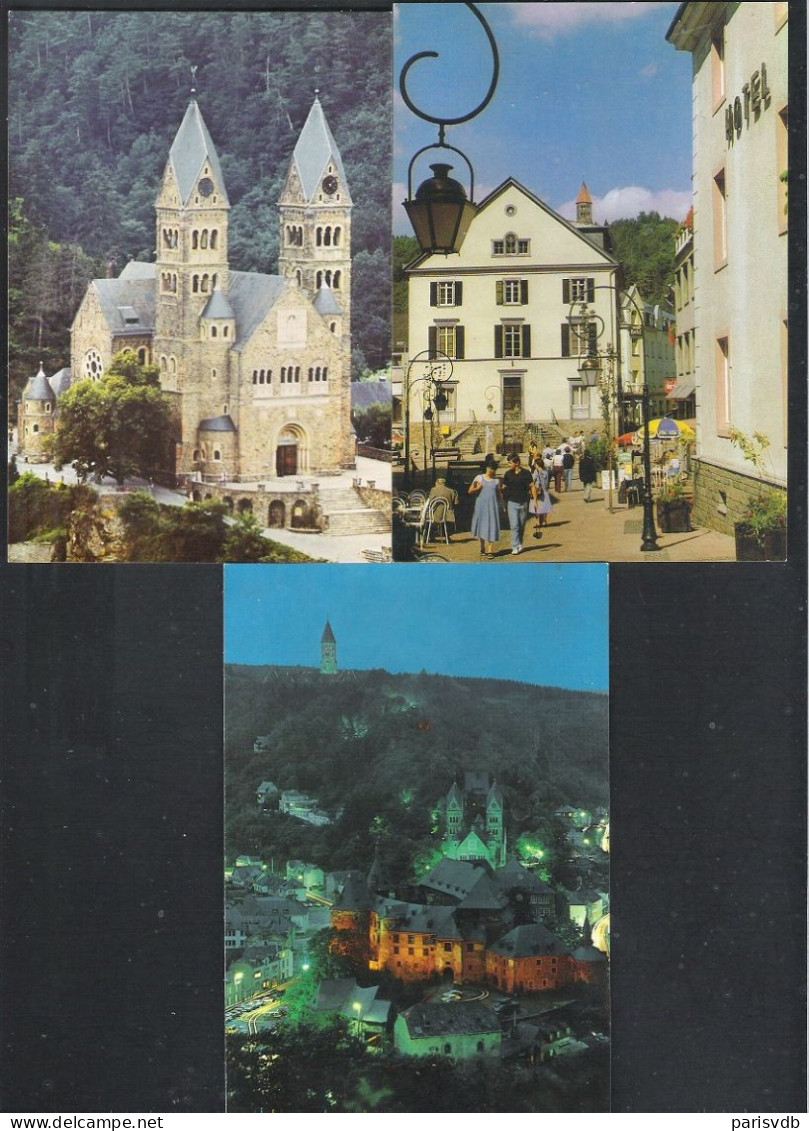 LUXEMBOURG   -  CLERVAUX   - 3 CPA   (L 122) - Clervaux
