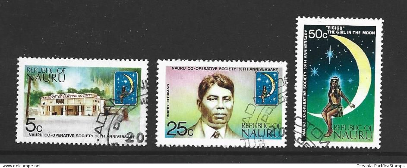 Nauru 1973 Cooperative Society Set Of 3 FU - Nauru