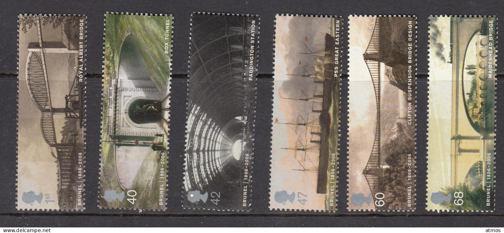 Great Britain MNH Michel Nr 2385/90 Rom 2006 - Unused Stamps