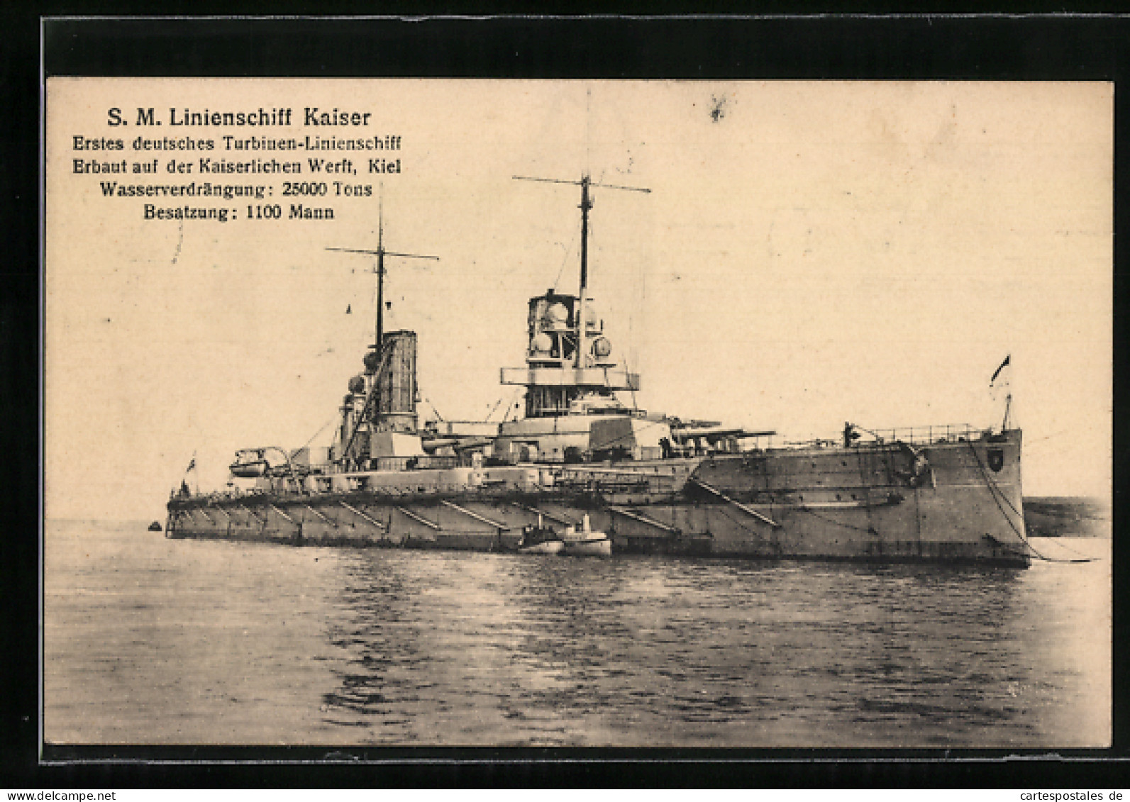 AK S. M. Linienschiff Kaiser  - Guerre