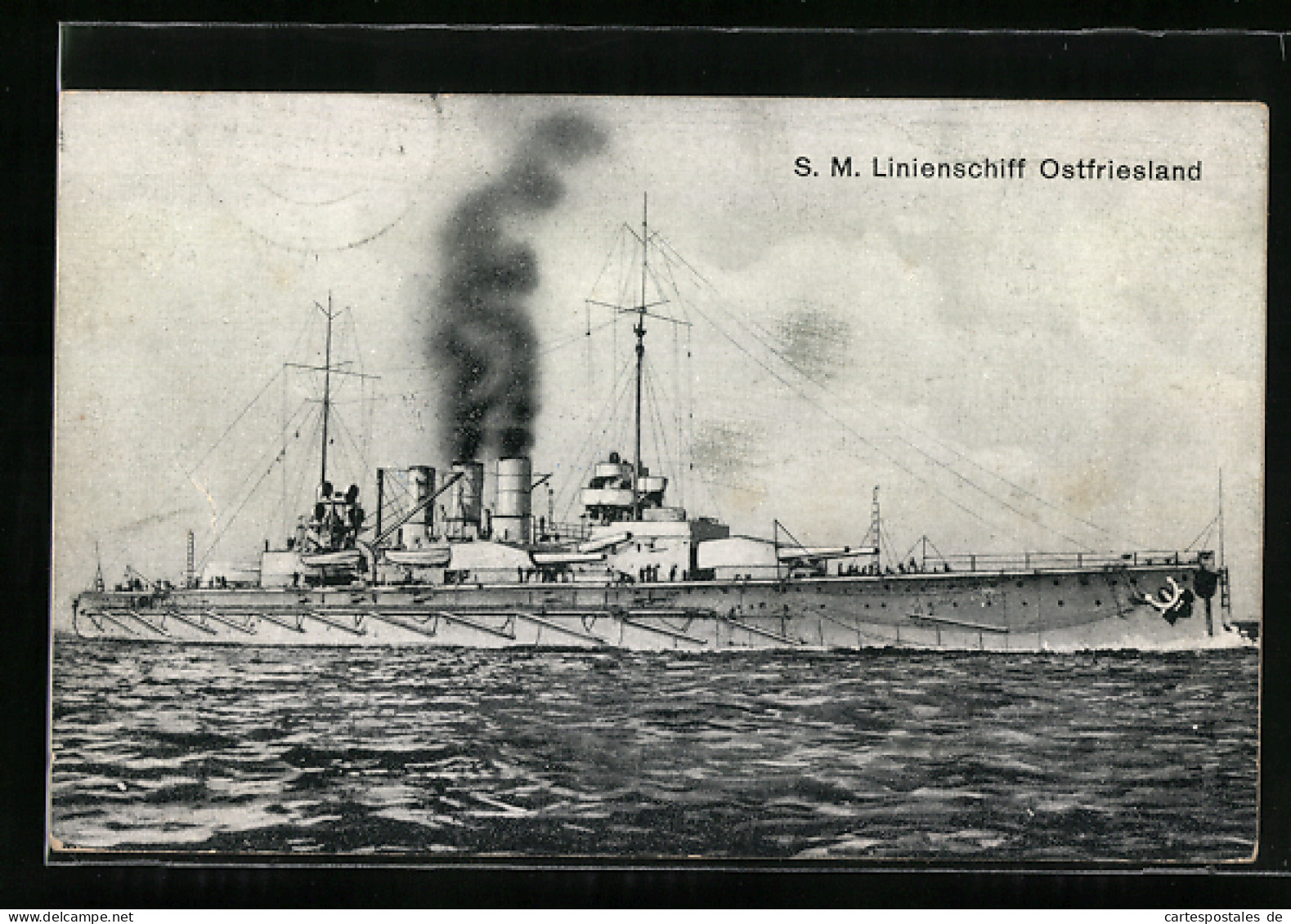 AK S. M. Linienschiff Ostfriesland  - Krieg