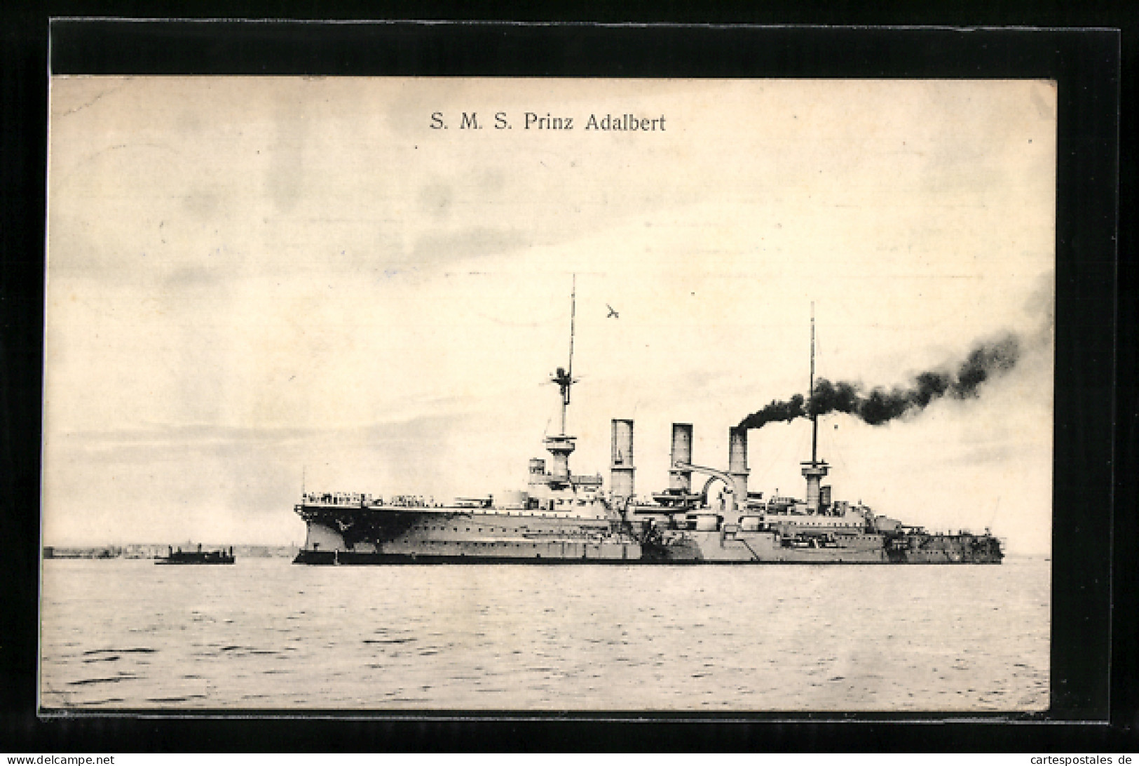 AK S. M. S. Prinz Adalbert Auf Dem Wasser  - Warships