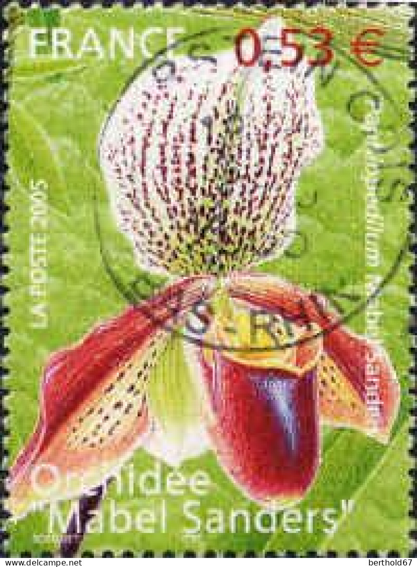 France Poste Obl Yv:3763 Mi:3914 Orchidée Paphiopedilum (TB Cachet Rond) - Oblitérés