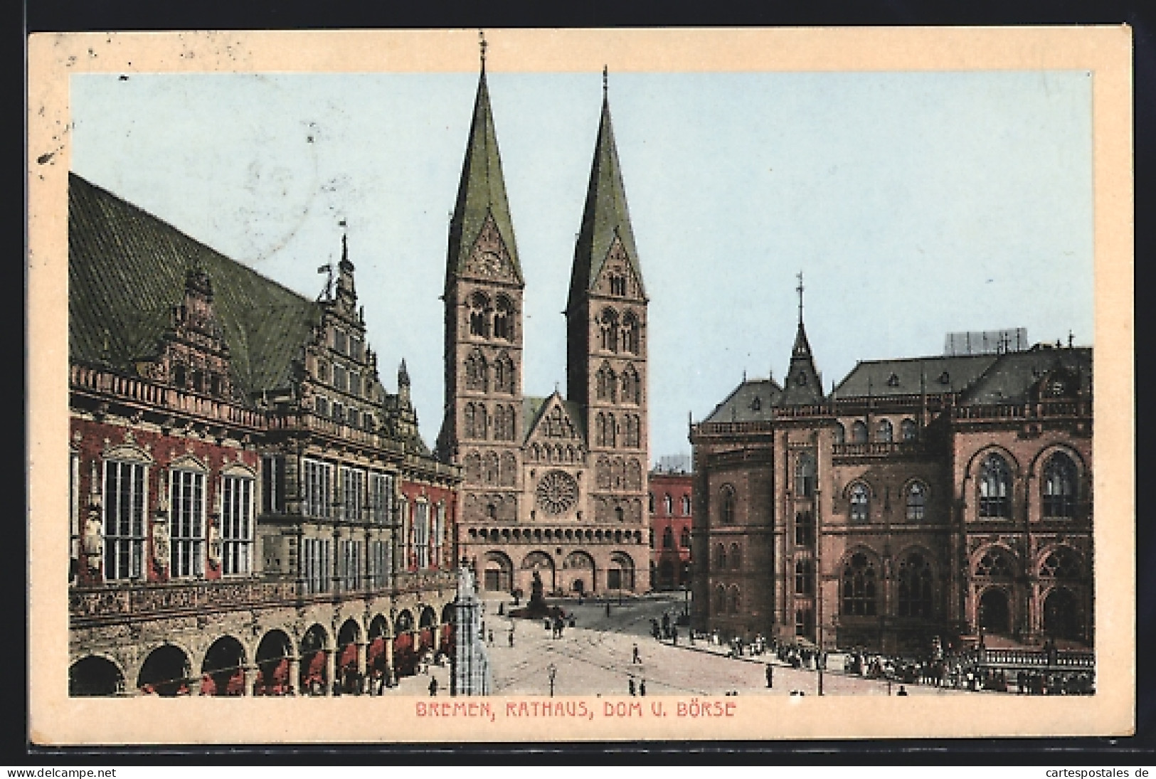 AK Bremen, Rathaus Mit Dom Und Börse  - Bremen
