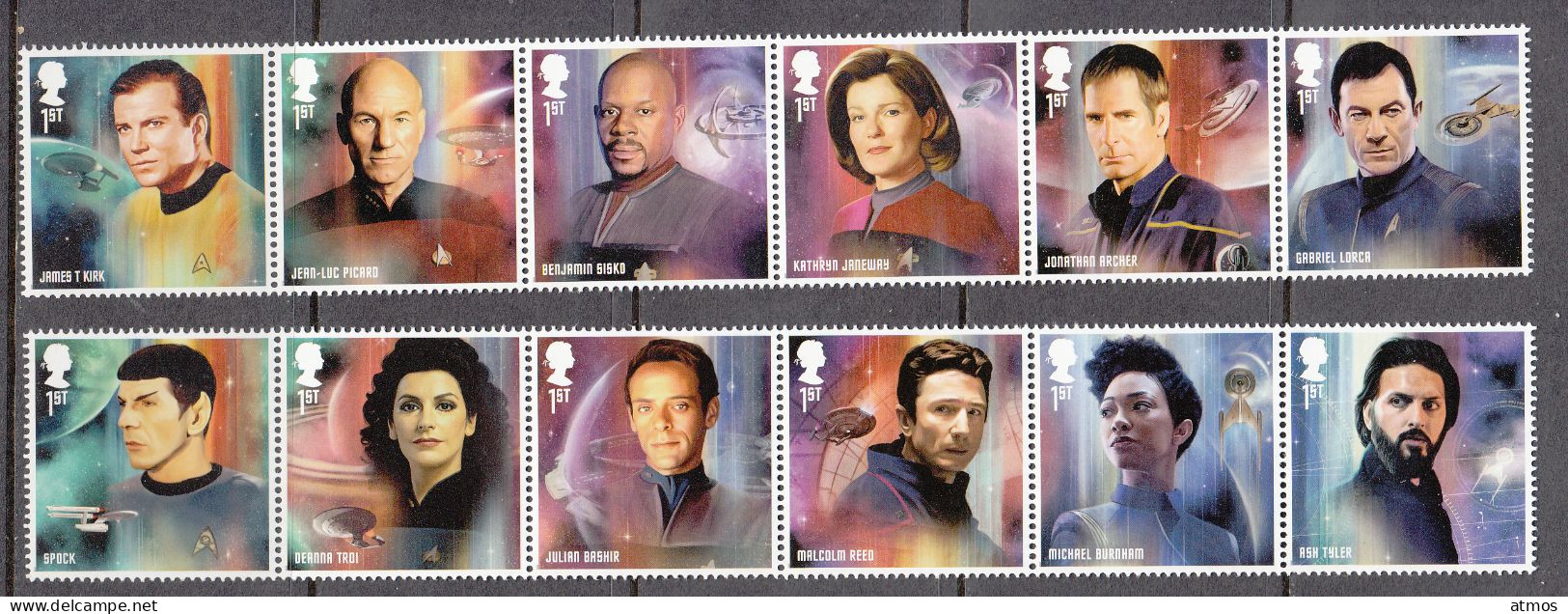 Great Britain MNH Star Trek From 2020 - Unused Stamps