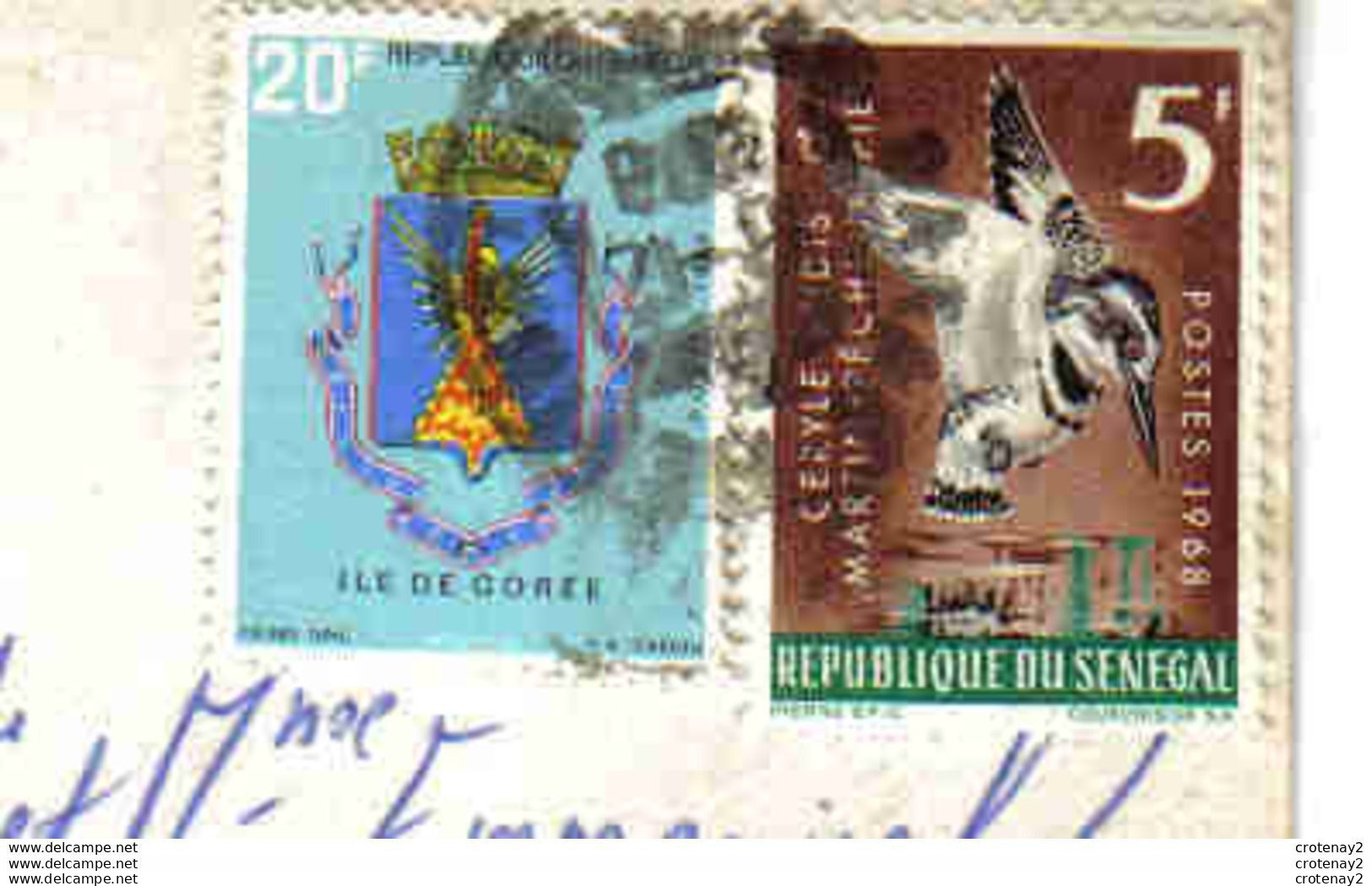 Sénégal DAKAR N°4424 Marché De Poteries En 1970 Animée VOIR 2 TIMBRES Oiseaux - Sénégal