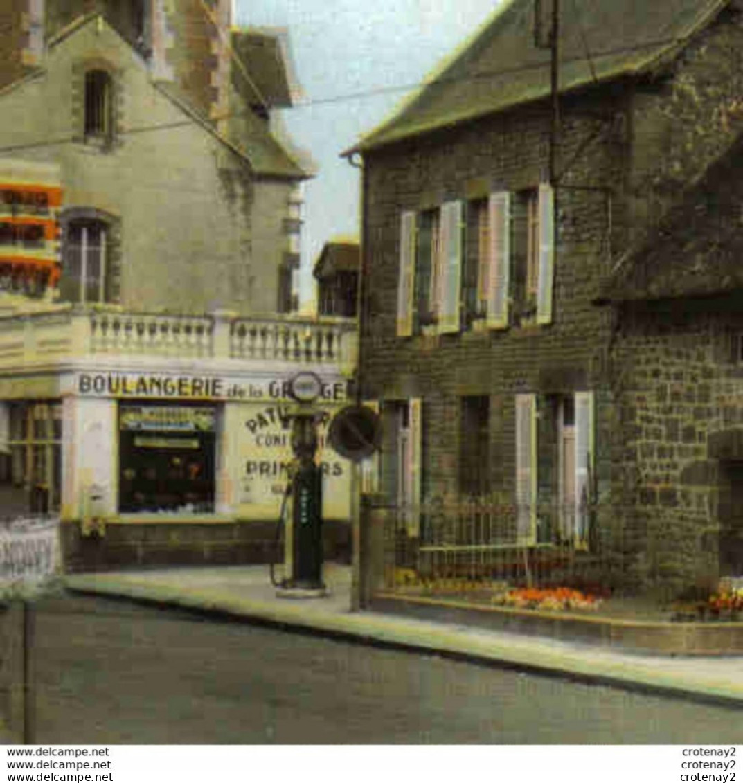 53 PONT MAIN N°9 La Grange De L'Apparition En 1971 VOIR ZOOM Pompe Essence ANTAR Boulangerie PUB Pierrot Gourmand - Pontmain