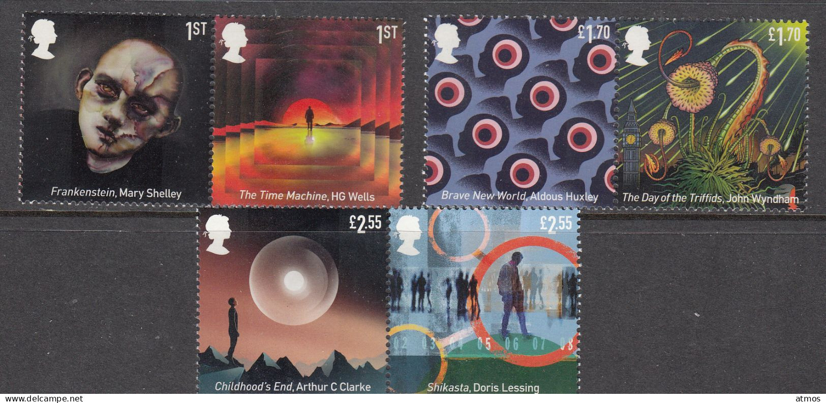Great Britain MNH Classic Science Fiction Serie From 2021 - Neufs