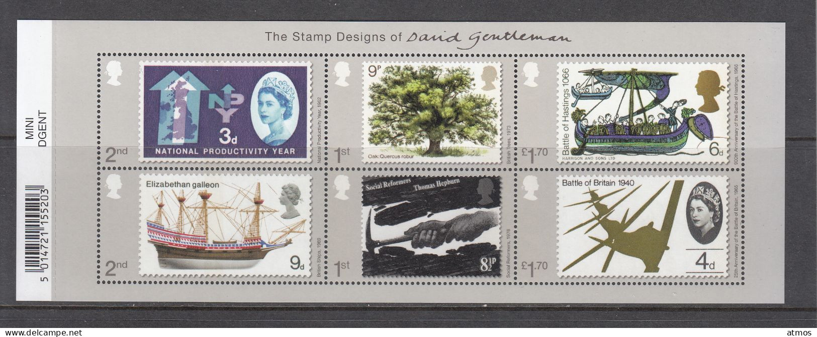 Great Britain MNH The Stamp Design Of David Gentleman.from 2022 - Unused Stamps