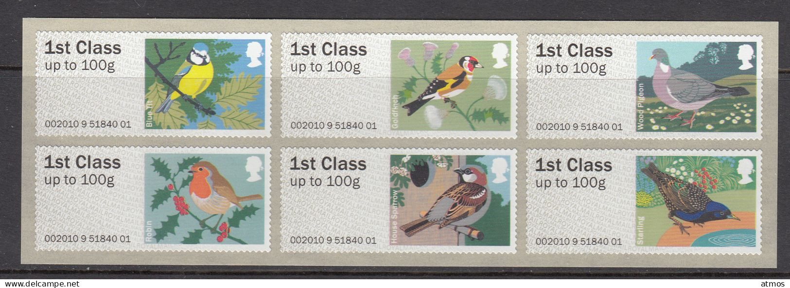 Great Britain MNH Michel Nr 3/8 From 2010 Post & Go - Machines à Affranchir (EMA)