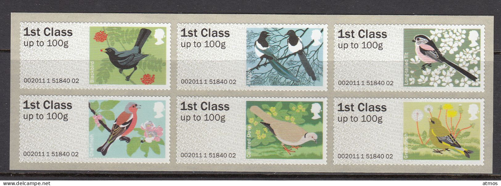 Great Britain MNH Michel Nr 9/14 From 2011 Post & Go - Franking Machines (EMA)