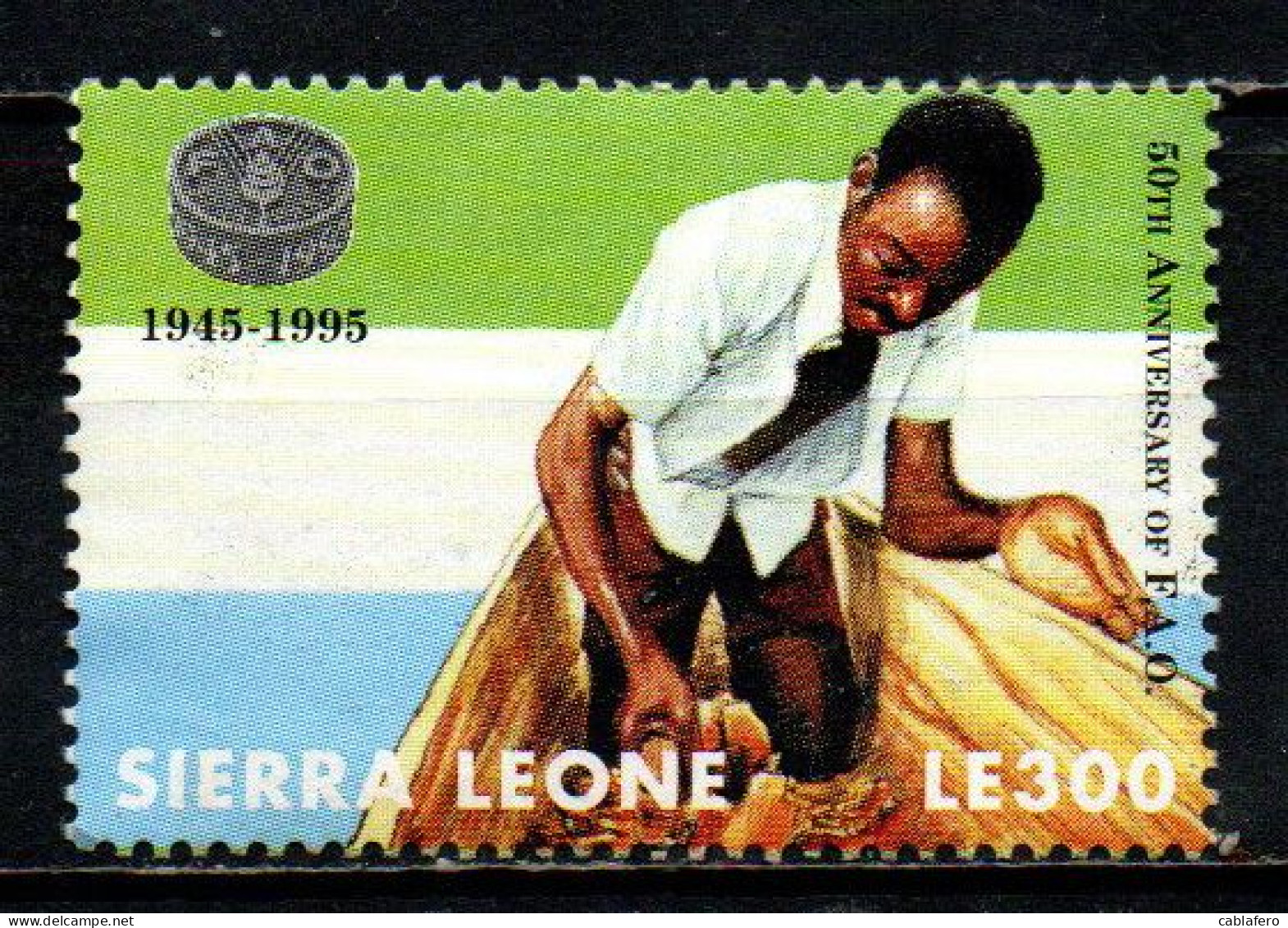 SIERRA LEONE - 1995 - 50° ANNIVERSARIO DELLA FAO - SENZA GOMMA - Sierra Leone (1961-...)