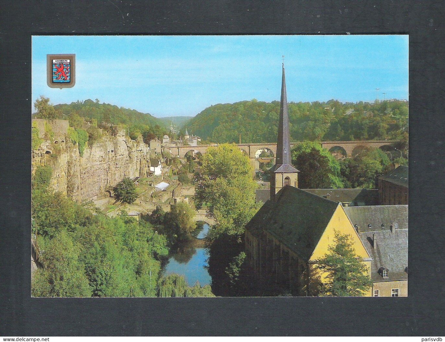LUXEMBOURG - LUXEMBOURG  - CASEMATES DU BOCK ET CHAPELLE ST. QUIRIN ET LA PETRUSSE  (L 146) - Luxemburg - Town