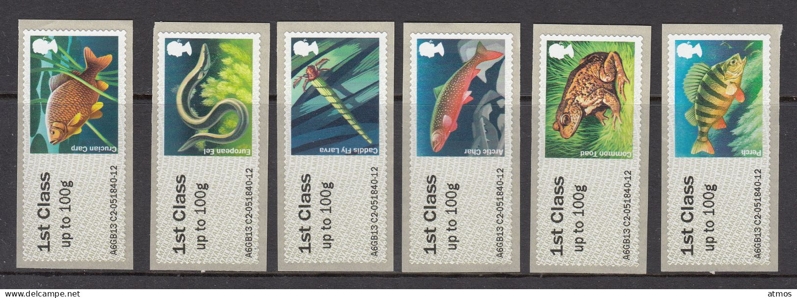Great Britain MNH Michel Nr 53/58 From 2013 Post & Go - Franking Machines (EMA)