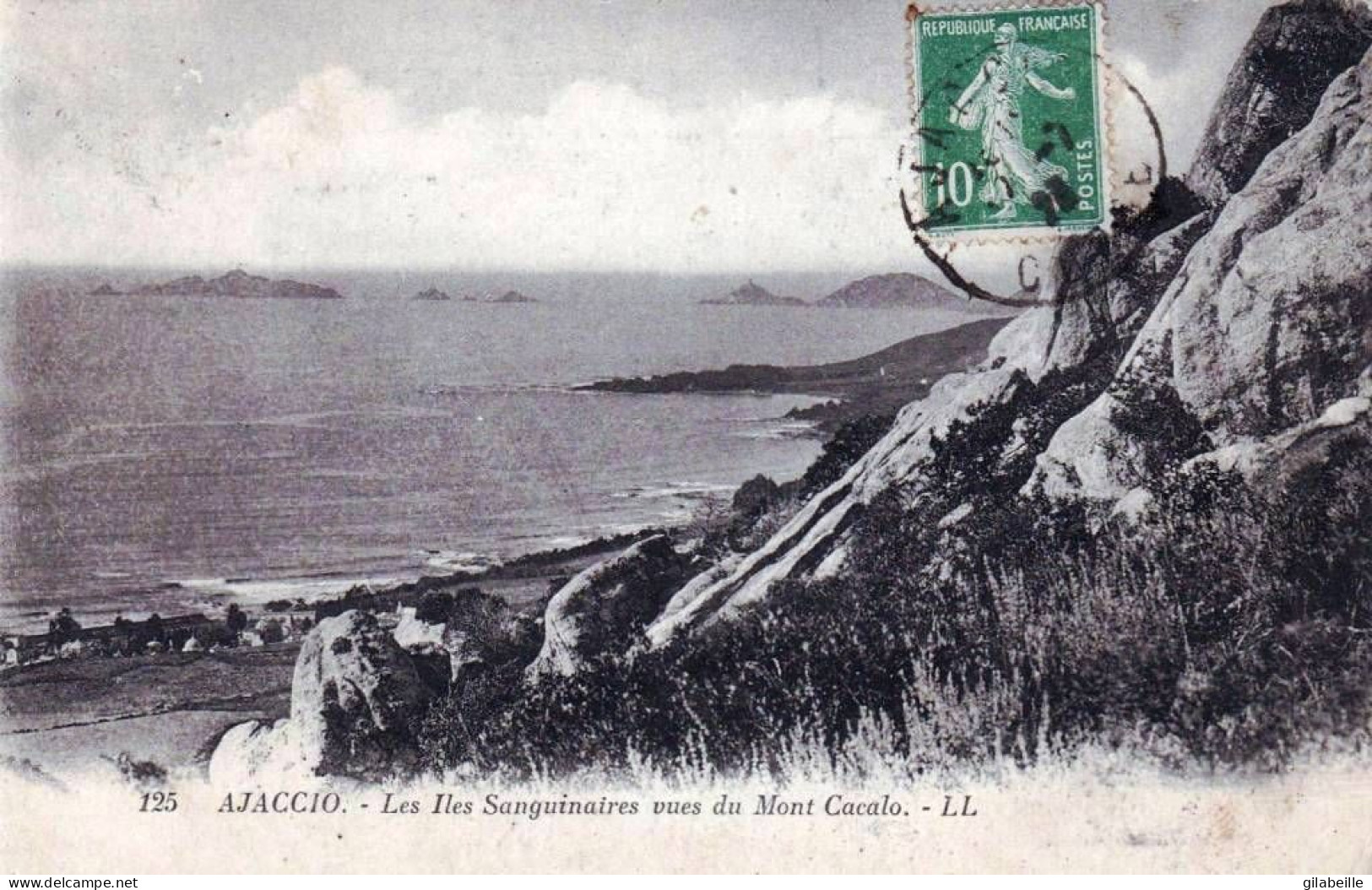 20 - Corse -  AJACCIO -  Les Iles Sanguinaires Vues Du Mont Cacalo - Ajaccio