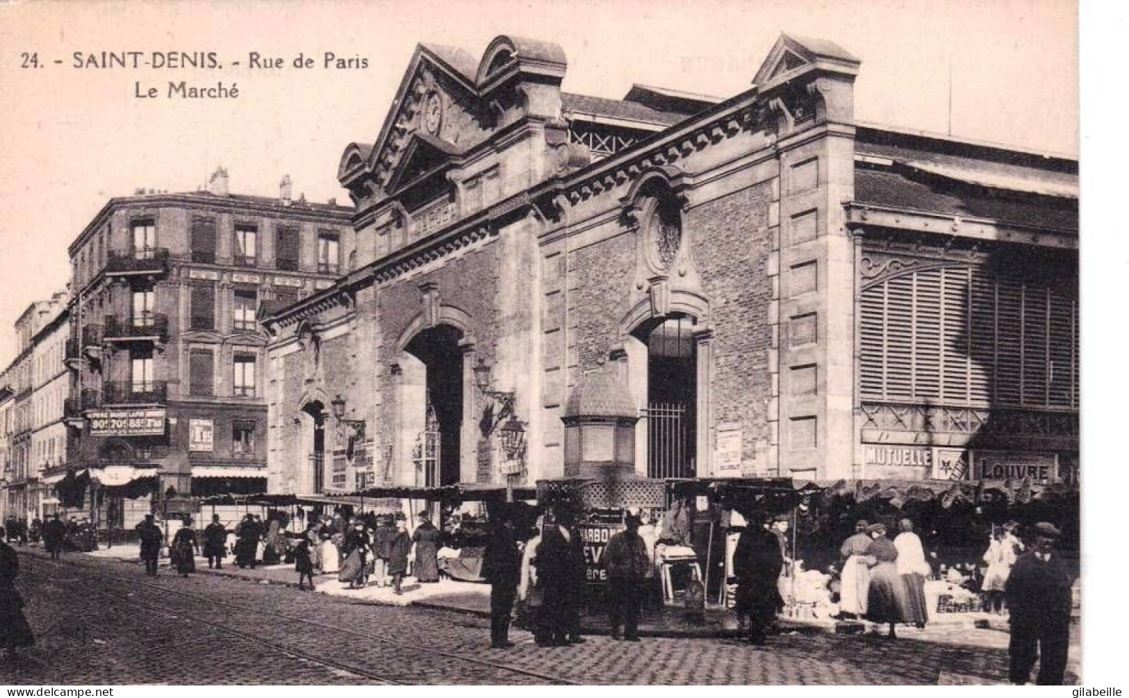 93 - Seine Saint Denis -  SAINT DENIS - Rue De Paris - Le Marché - Saint Denis