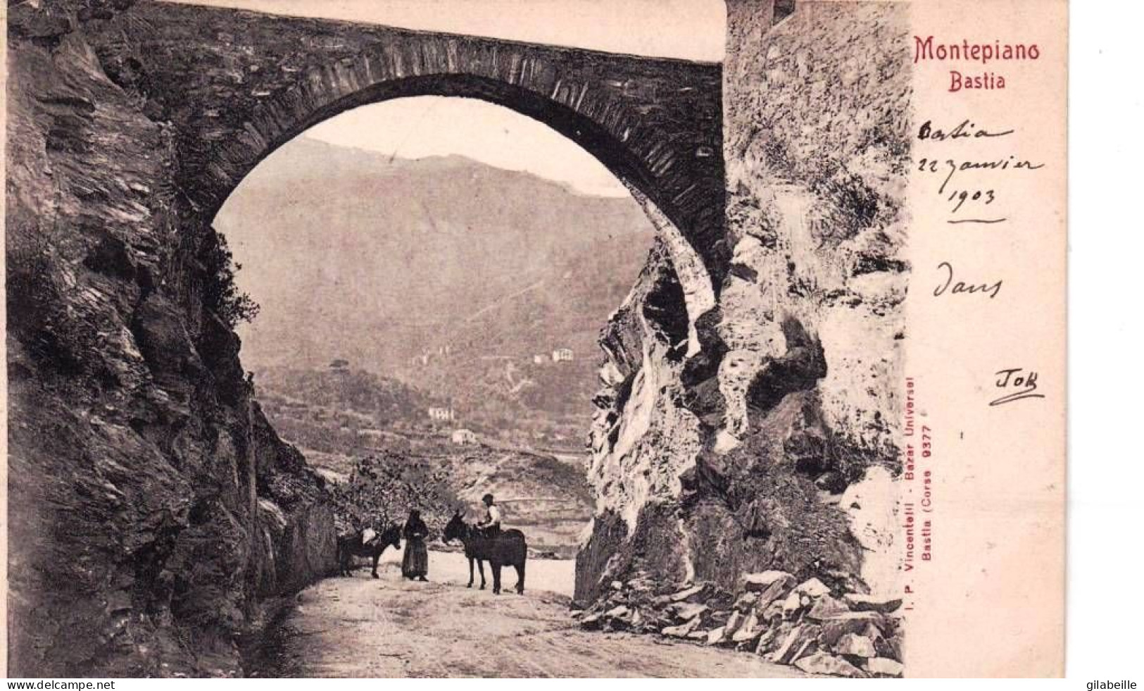 20 - Corse -  BASTIA -  L'aqueduc De Montepiano - Bastia