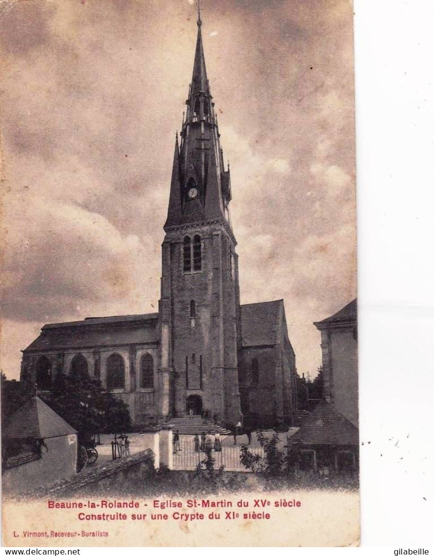 45 - Loiret -  BEAUNE La ROLANDE - Eglise Saint Martin - Beaune-la-Rolande